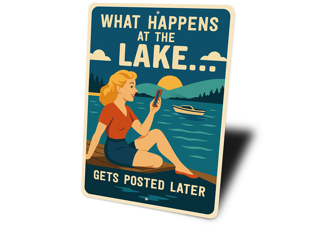 What Happens at the Lake Aluminum Sign Gets Posted Later