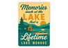 Memories Made at the Lake Aluminum Sign Lake Monroe Decor