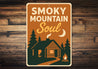 Smoky Mountain Soul Aluminum Sign Rustic Cabin Wall Decor