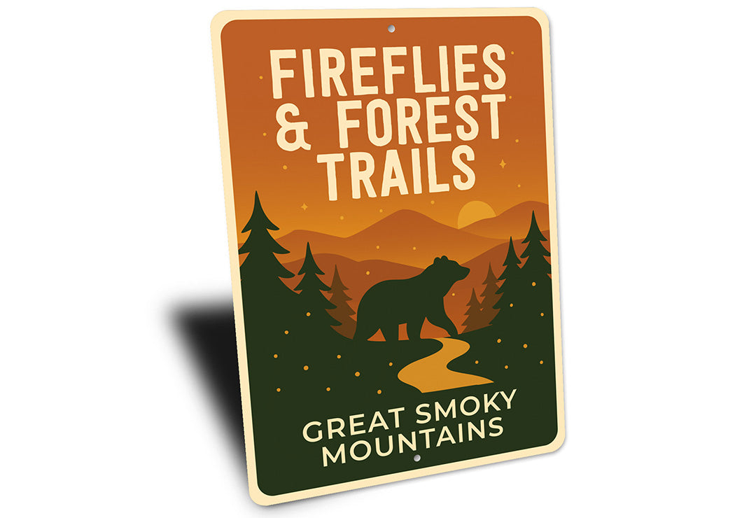 Fireflies & Forest Trails Sign Great Smoky Mountains