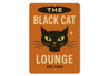 The Black Cat Lounge Established Year Sign