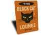The Black Cat Lounge Established Year Sign