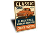 Chevy Pickups Classic 3100 Classic Lines Working Backbone