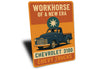 Chevrolet 3100 Workhorse Of A New Era Chevy Trucks Sign