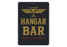 Hangar Bar Raise Your Spirits Cocktail With Wings Sign