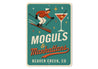 Moguls And Manhattans Beaver Creek Colorado Ski Sign