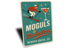 Moguls And Manhattans Beaver Creek Colorado Ski Sign