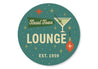 Tinsel Town Lounge Established Year Holiday Decore Sign