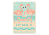 Flamingos Keep Calm And Conch On Pastel Beach Vibes Sign