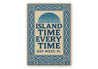 Key West Island Time Every Time Mediterranean Tile Sign