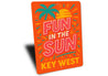 Fun In The Sun Key West Beach Vibes Poster Sign