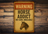 Equestrian Horse Farm Ranch Funny Rustic Sign