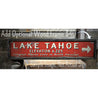 Ski Lodge Vertical Rustic Wood Sign