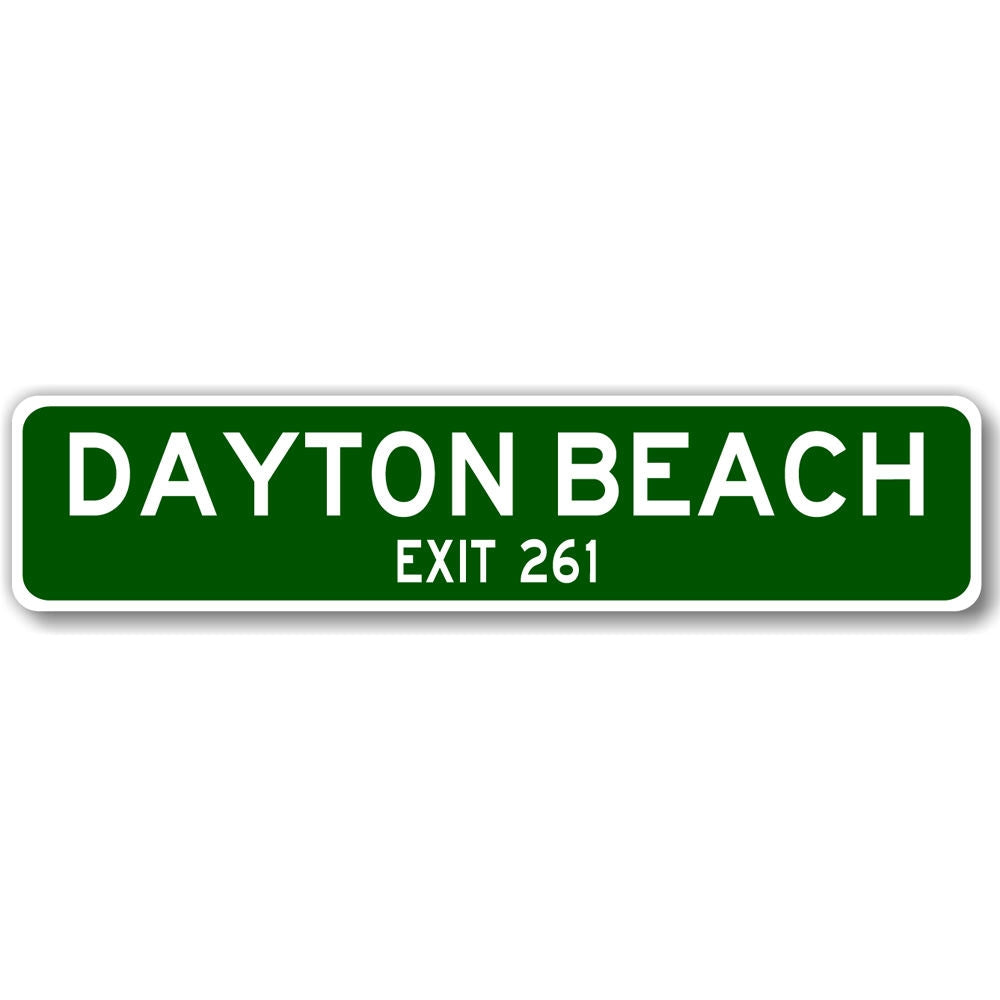 Beach Exit Sign