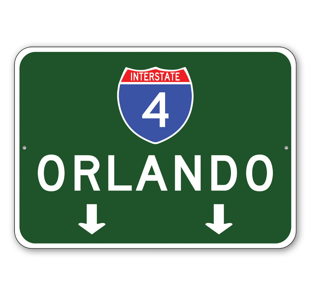 Interstate Exit Arrow Sign – Lizton Sign Shop