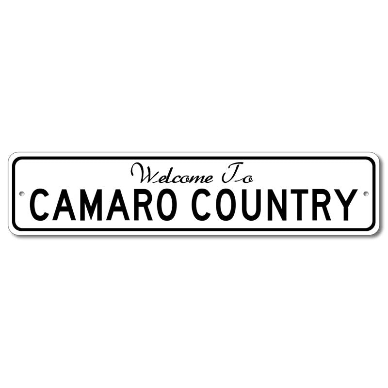 Car Country Welcome Sign