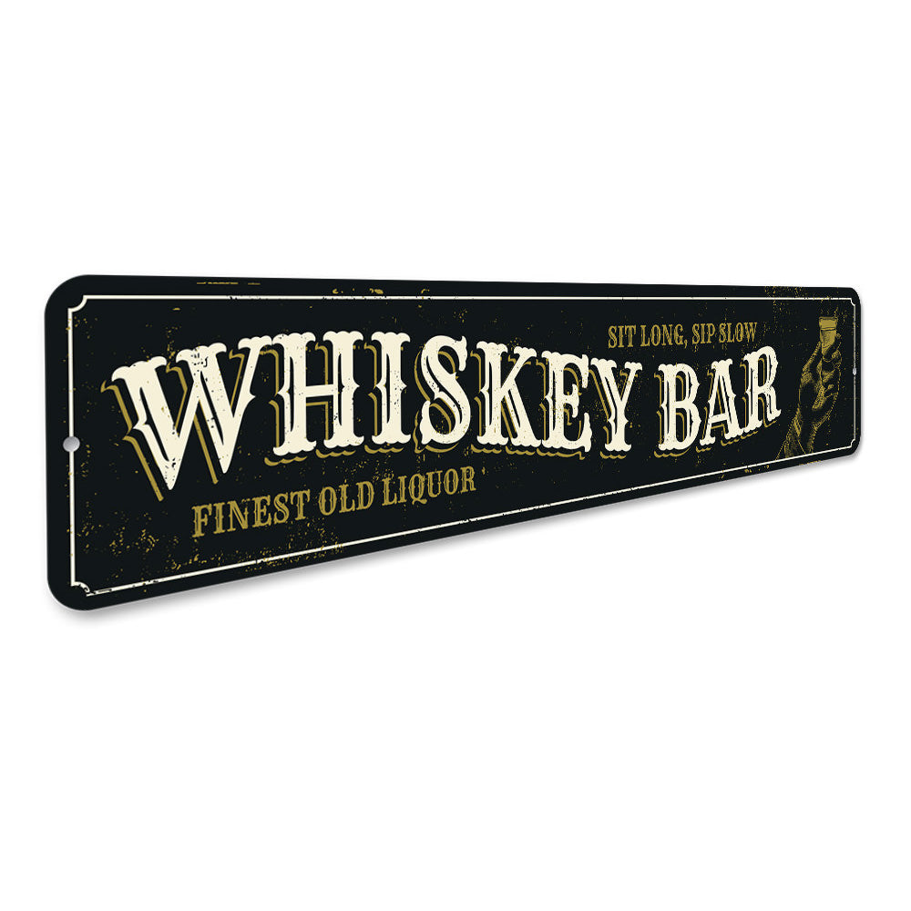 Old Whiskey Bar Sign