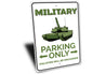 Military Parking Sign