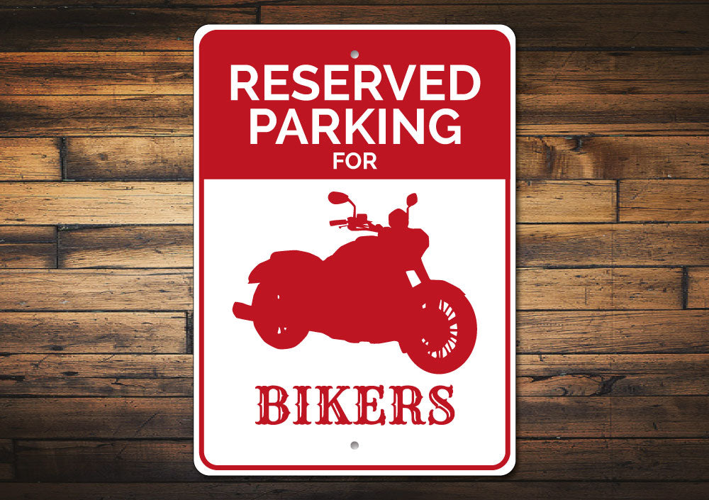 Biker Parking Sign