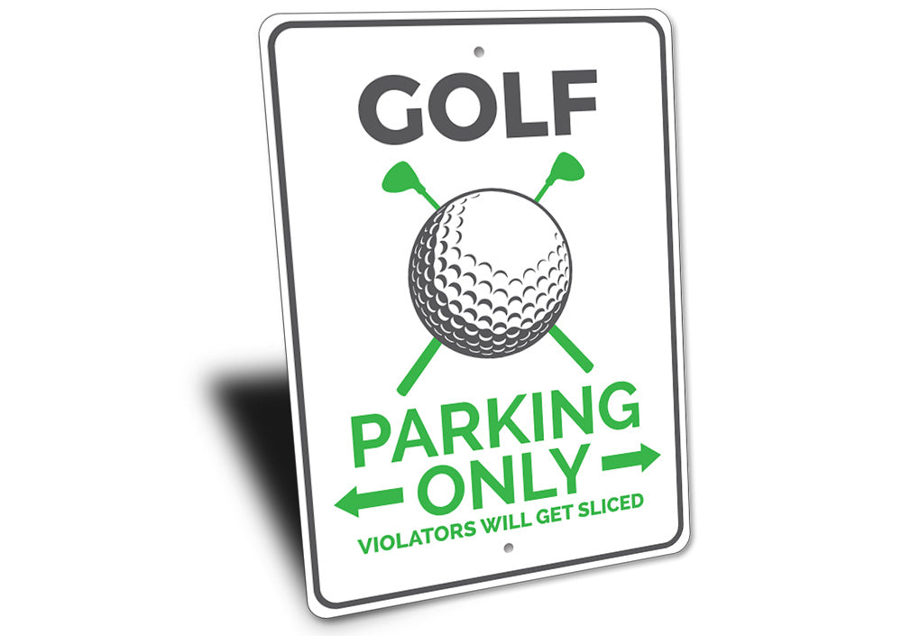 Golf Parking Sign