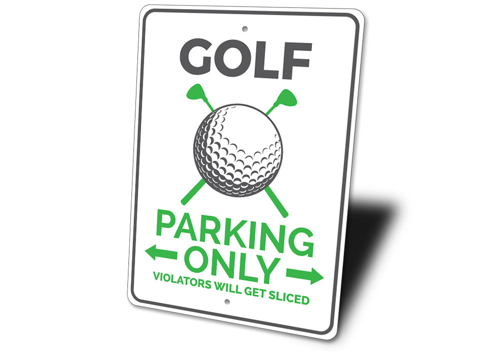 Golf Parking Sign