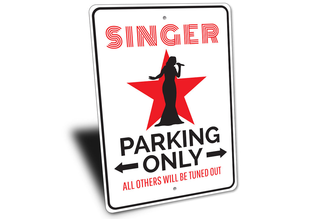 Singer Parking Sign