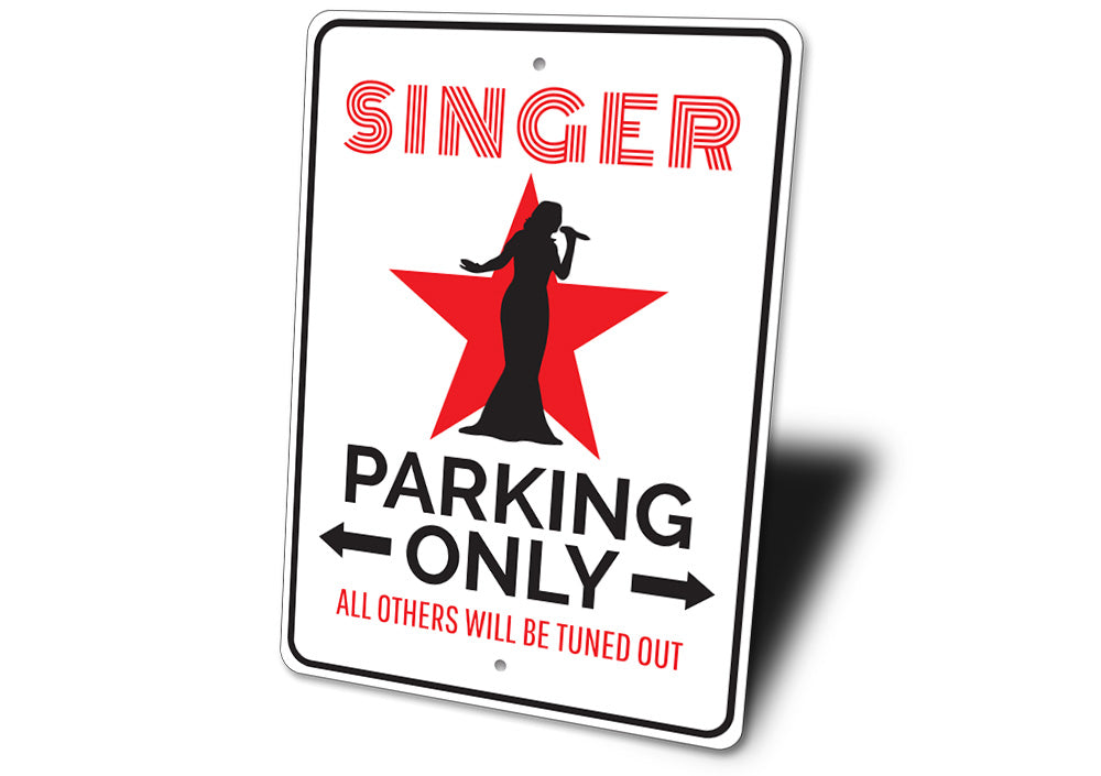 Singer Parking Sign