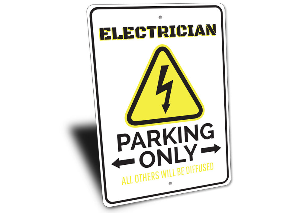 Electrician Parking Sign