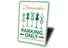 Dressmaker Parking Sign Aluminum Sign