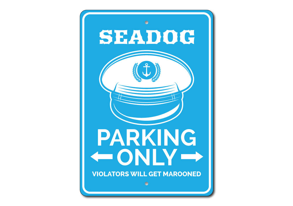 Seadog Parking Sign