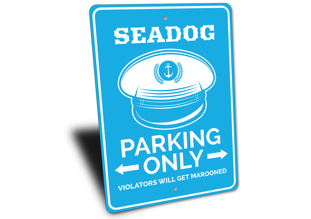 Seadog Parking Sign