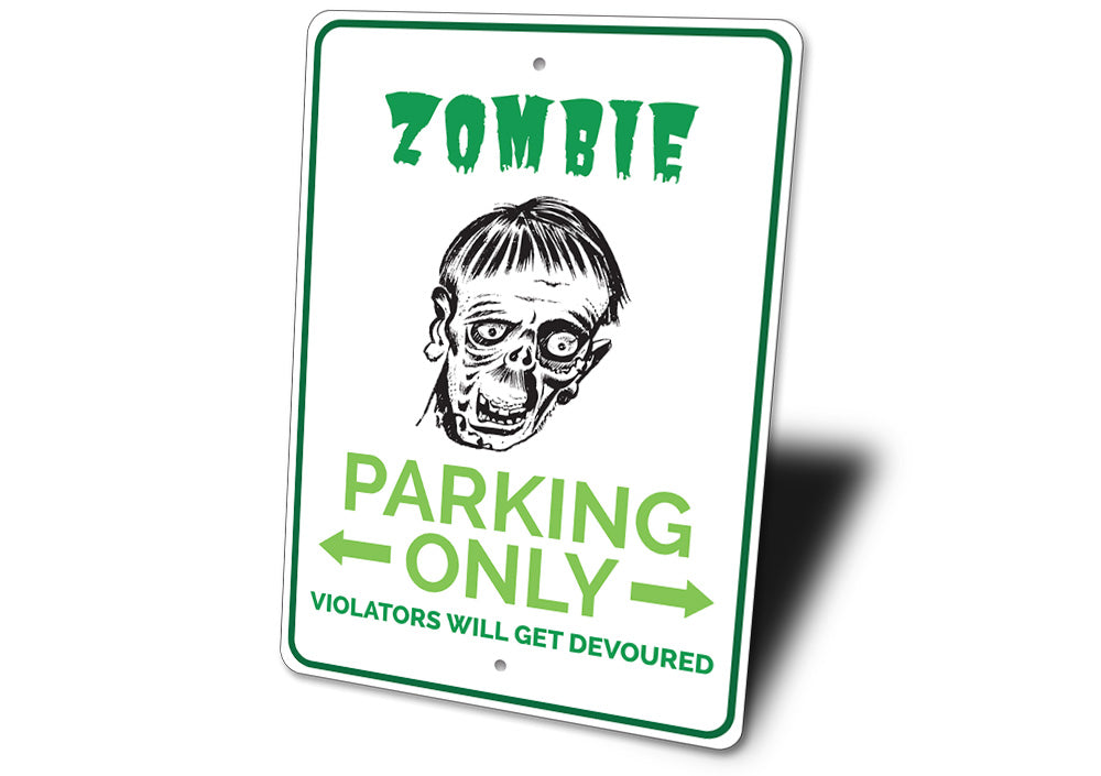 Zombie Parking Sign