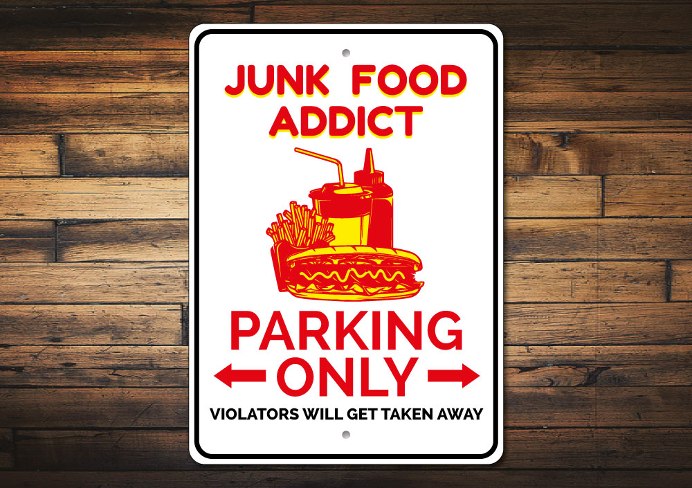 Food Lover Parking Sign