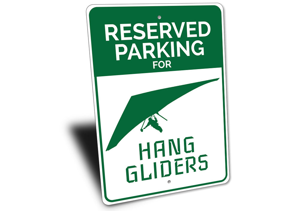 Hang Glider Parking Sign Aluminum Sign