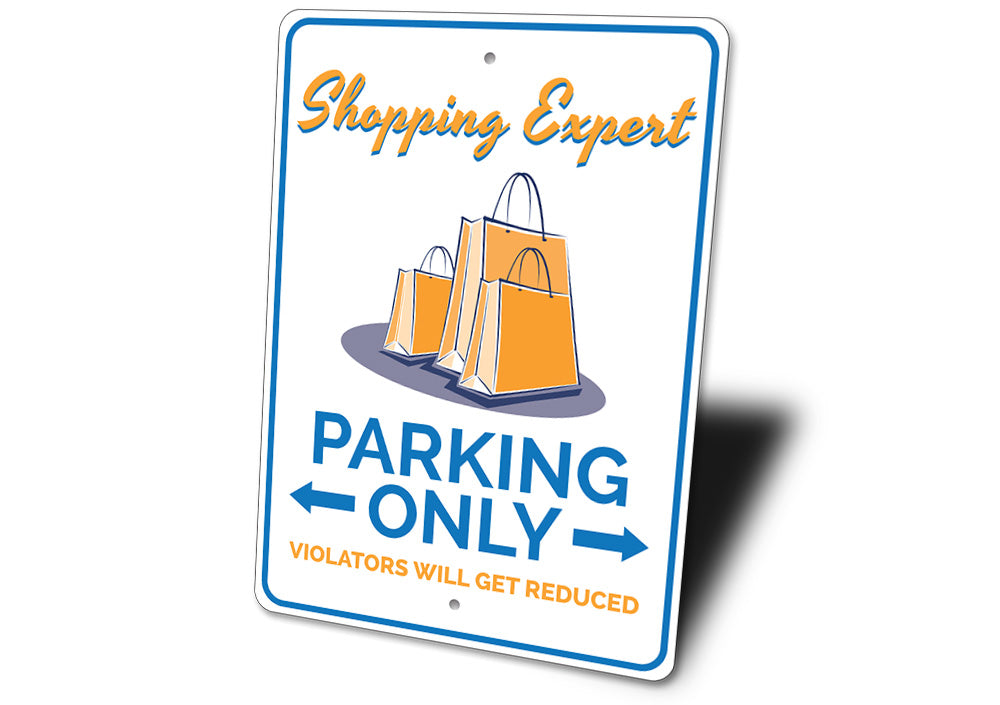 Shopper Parking Sign Aluminum Sign