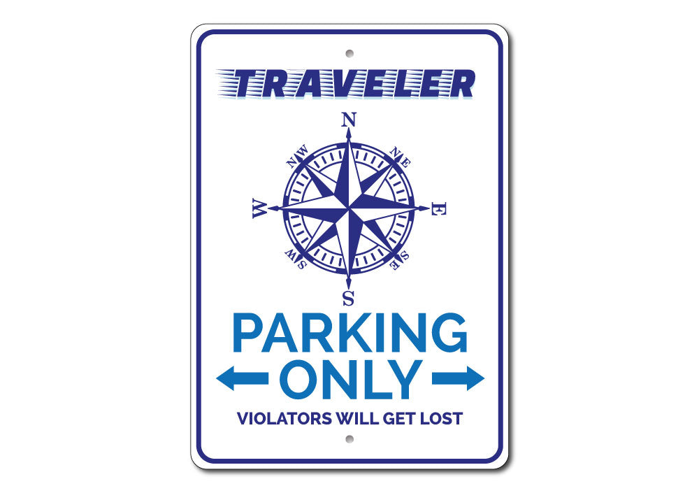 Traveller Parking Sign