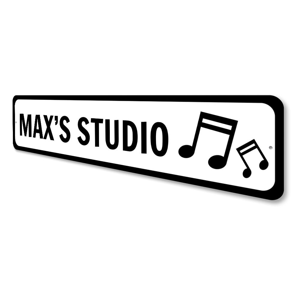 Music Studio Sign Aluminum Sign