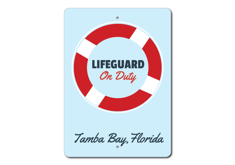 Lifeguard Sign