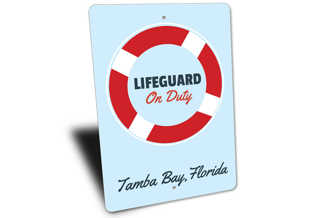 Lifeguard Sign