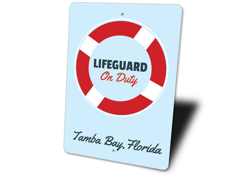 Lifeguard Sign