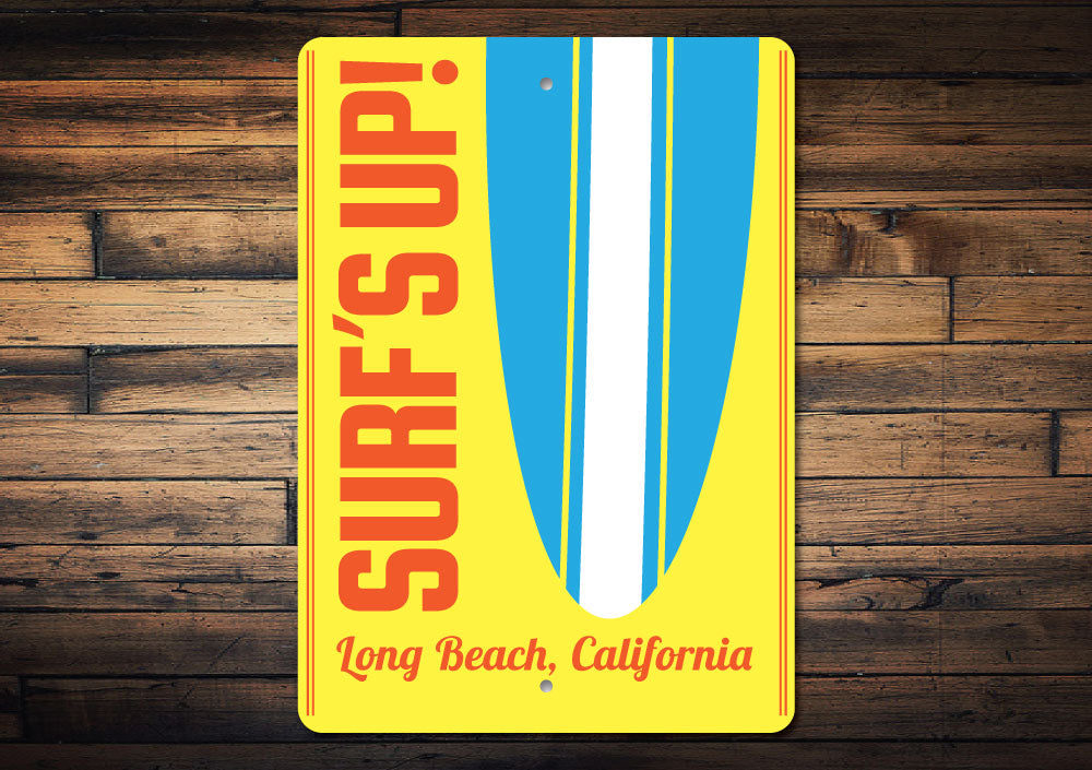 Surf's Up sign