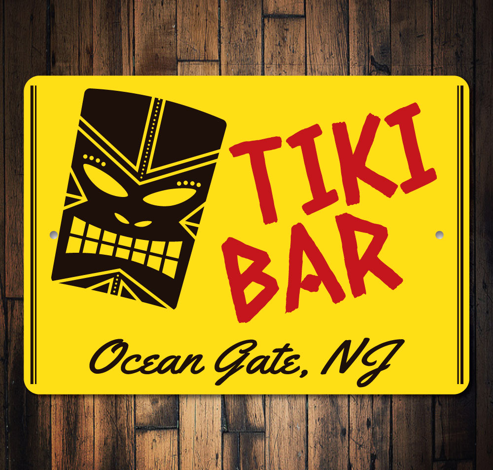 Tiki Head Sign