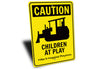 Caution Playroom Sign