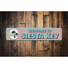 Siesta Key Welcome Sign Aluminum Sign