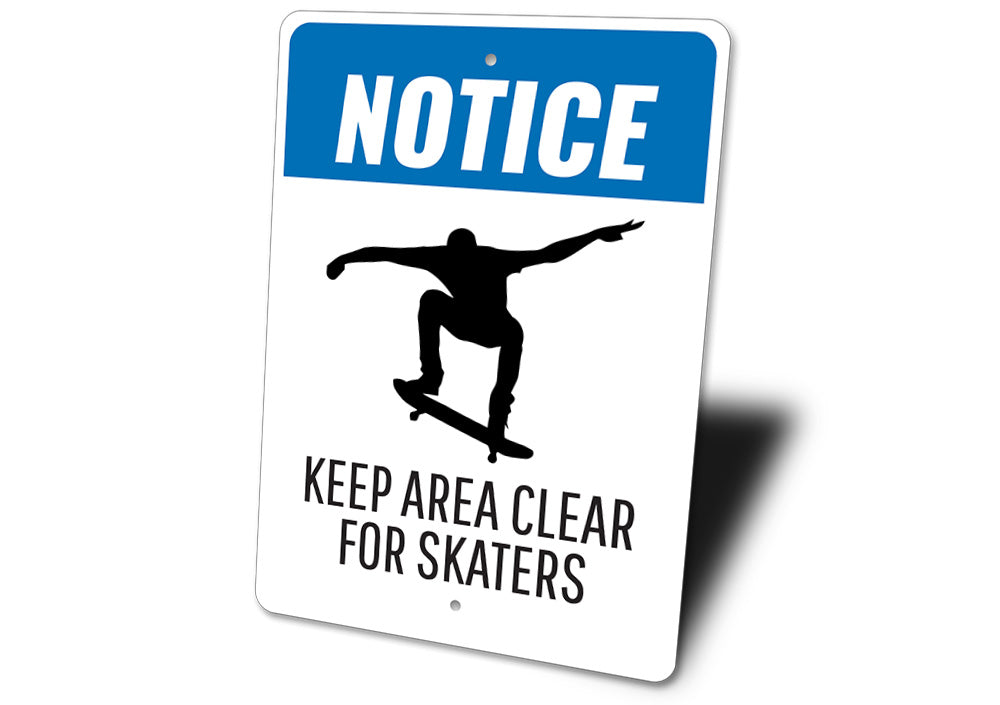 Clear for Skaters Sign