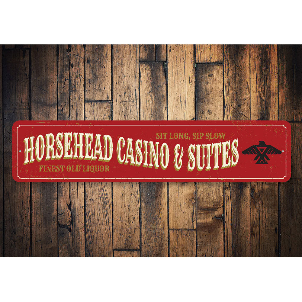 Horsehead Casino Sign Aluminum Sign