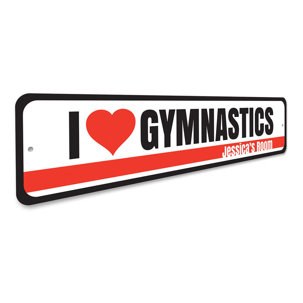 Gymnastics Sign Aluminum Sign