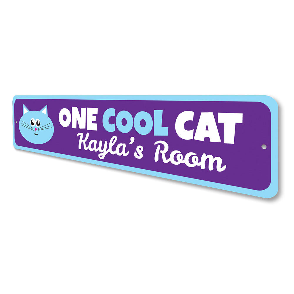 Cat Sign Aluminum Sign