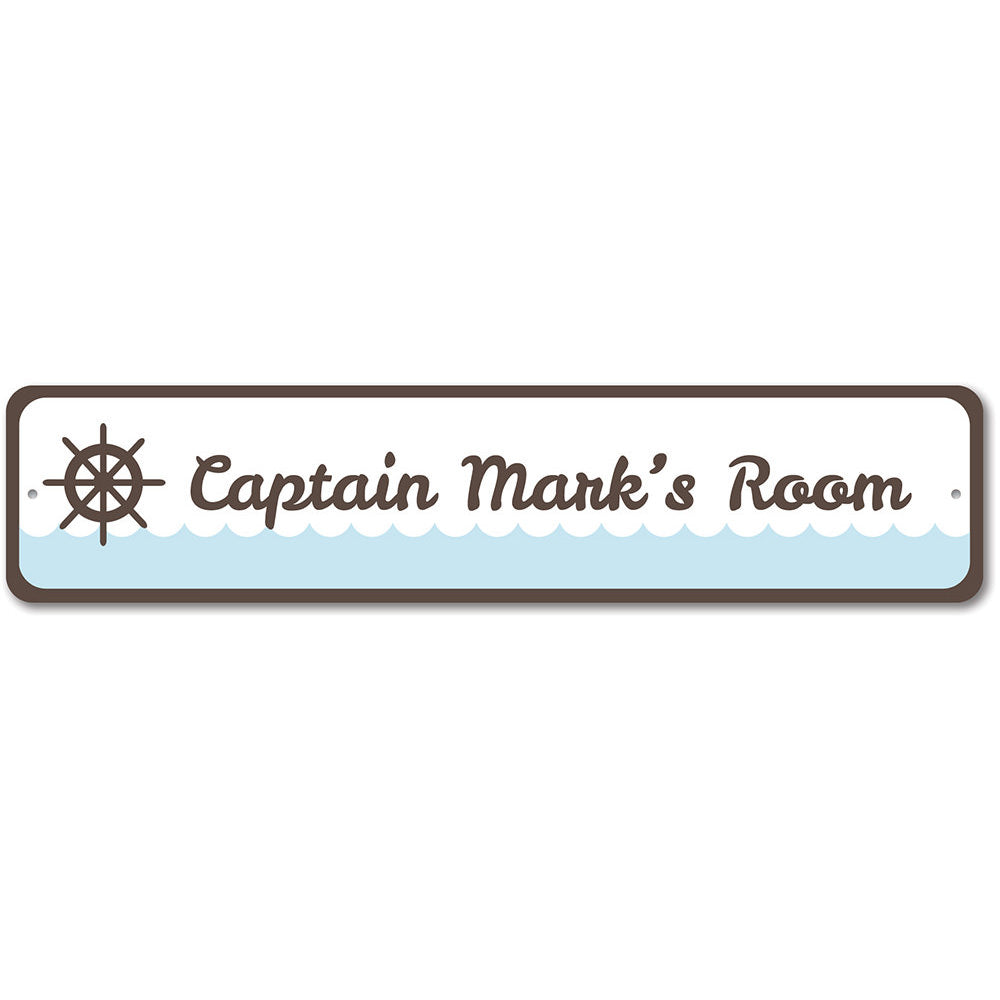 Ship Captain Sign Aluminum Sign