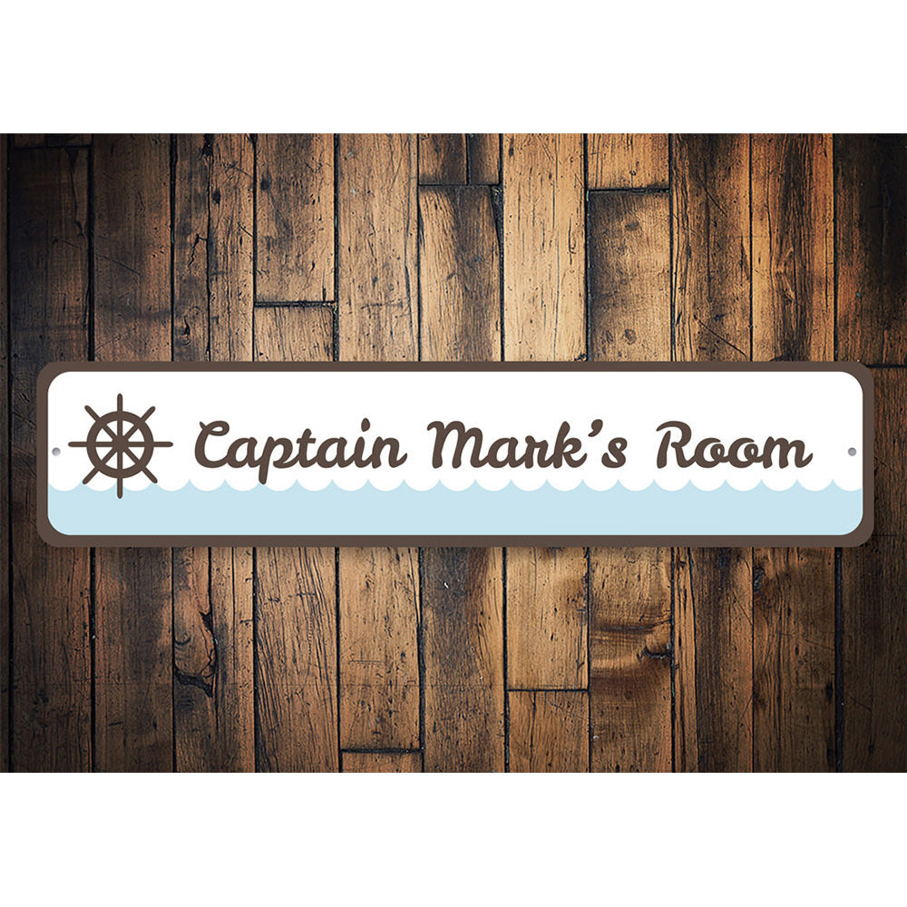 Ship Captain Sign Aluminum Sign